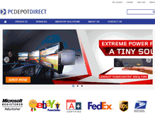 Tablet Screenshot of pcdepotdirect.com